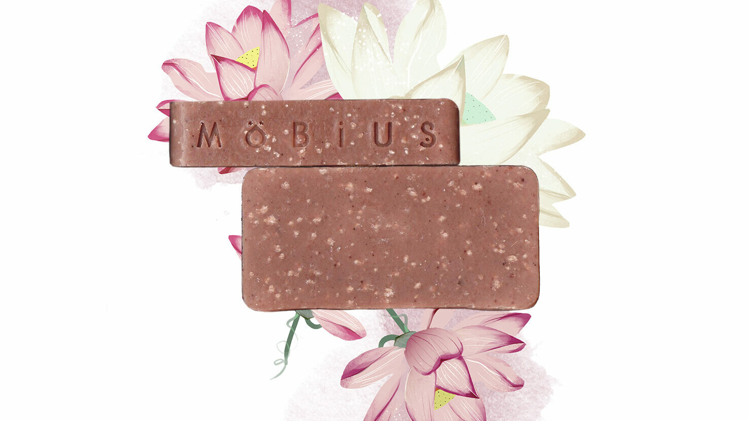 Savon MöBiUS Encens & Argile rose purifiant relaxant