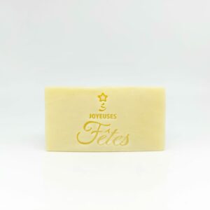 savon artisanal 115 g saponifié à froid en vrac Joyeuses Fêtes