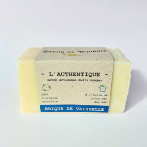 Savon vaisselle solide L'Authentique de Roubaix pour une cuisine zéro déchet à Lille